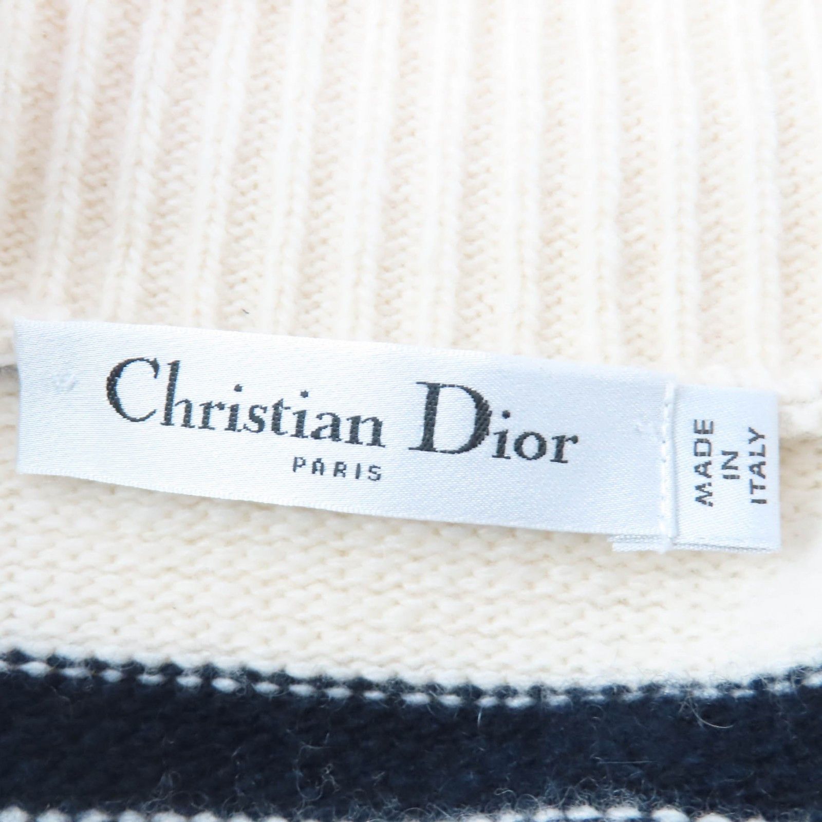Dior Dior Christian Dior Maniere Marine Wool Cashmere Cardigan Textile Tops DUTY FREE for USA Size ONE SIZE - 6 Thumbnail