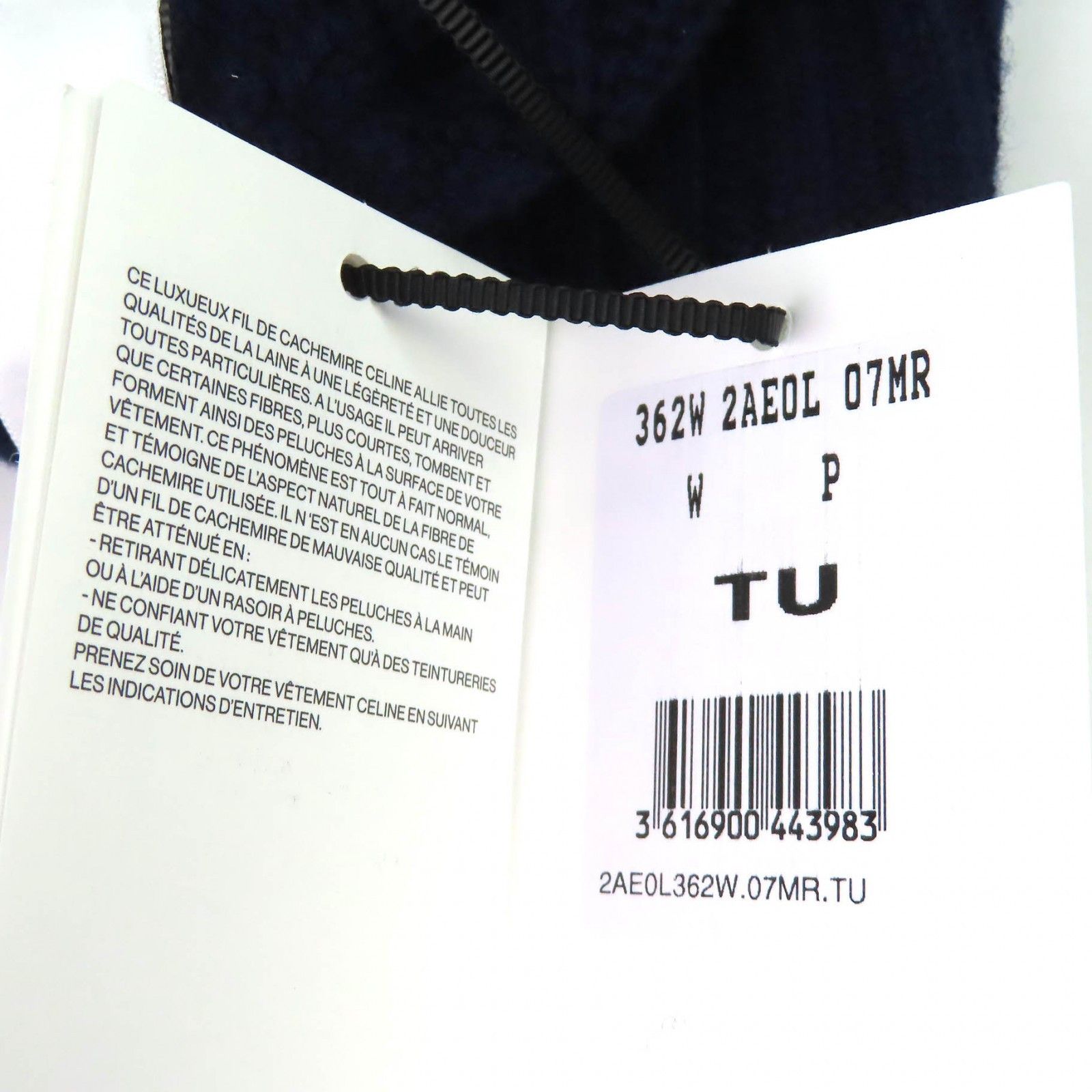 Celine Celine Celine Triomphe Cashmere Beanie Textile Hats 2AE0L362W DUTY FREE for USA Size ONE SIZE - 10 Thumbnail