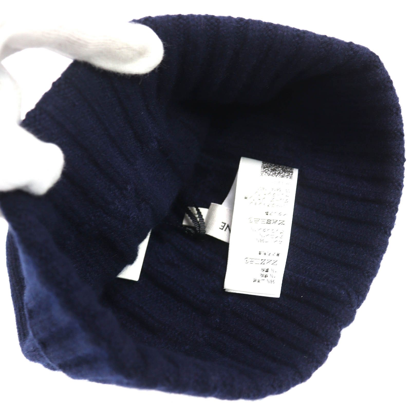 Celine Celine Celine Triomphe Cashmere Beanie Textile Hats 2AE0L362W DUTY FREE for USA Size ONE SIZE - 5 Thumbnail