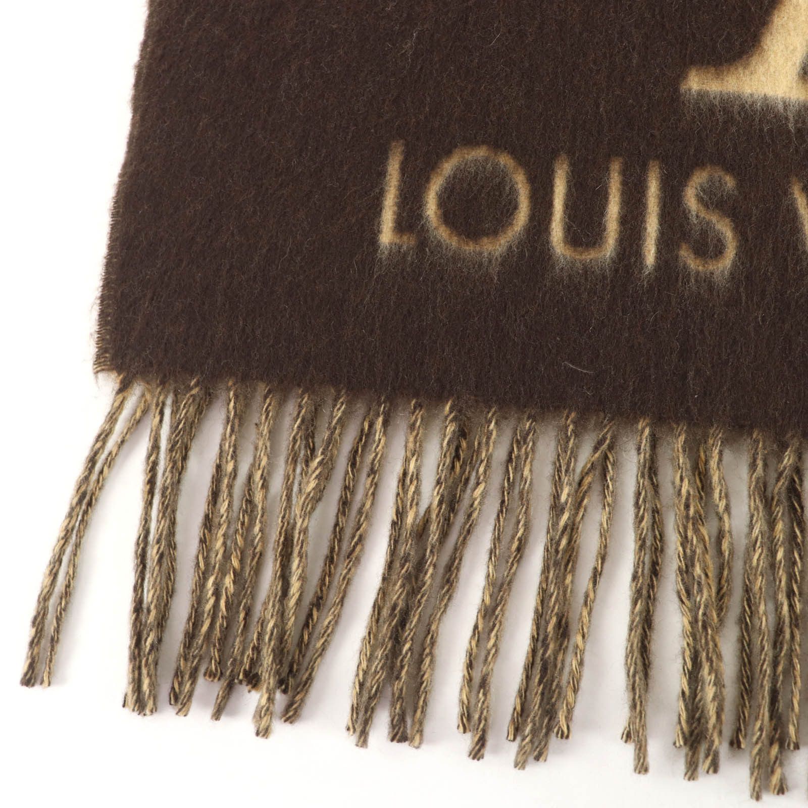 Louis Vuitton Louis Vuitton Louis Vuitton Escale Reykjavik Monogram Cashmere Scarf Textile Scarf DUTY FREE for USA Size ONE SIZE - 5 Thumbnail