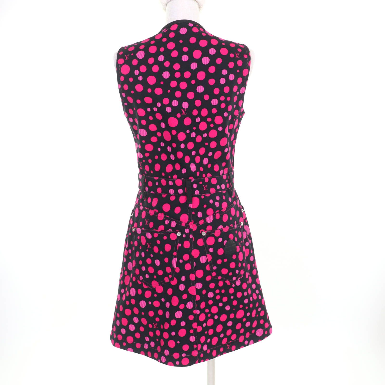 Louis Vuitton Louis Vuitton Louis Vuitton Yayoi Kusama Cotton Dress Limited Textile Dresses DUTY FREE for USA Size ONE SIZE - 3 Thumbnail