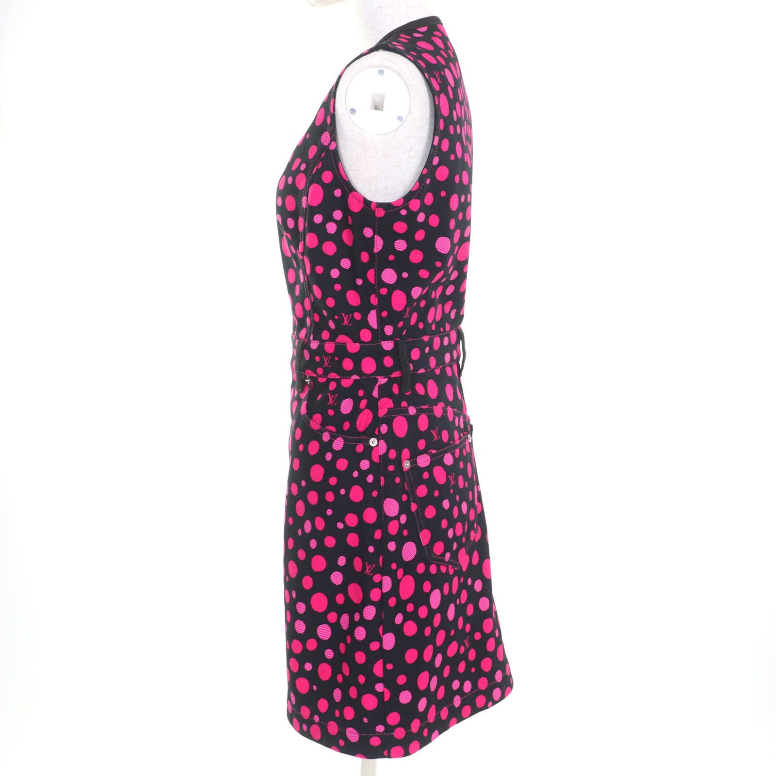 Louis Vuitton Louis Vuitton Louis Vuitton Yayoi Kusama Cotton Dress Limited Textile Dresses DUTY FREE for USA Size ONE SIZE - 2 Thumbnail