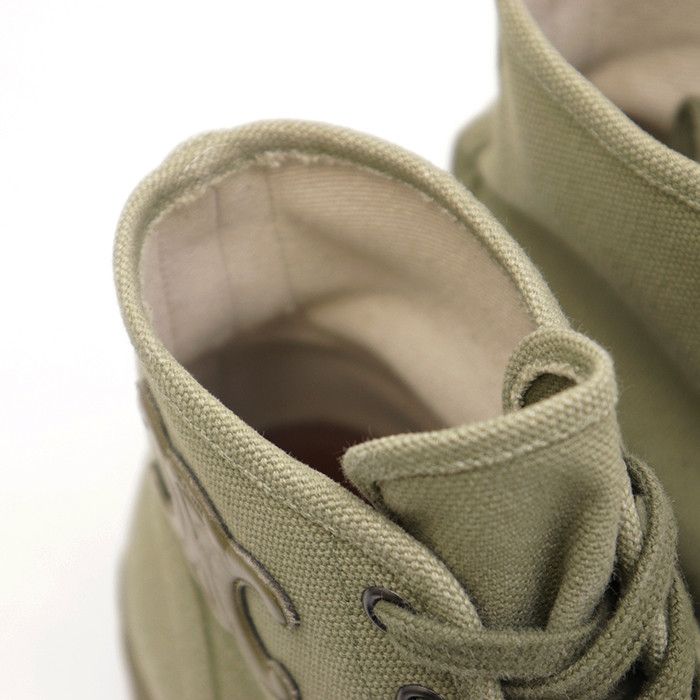 Celine Celine Celine Patapans Canvas Rubber Lace Up Boots Leather Shoes DUTY FREE for USA Size ONE SIZE - 5 Thumbnail