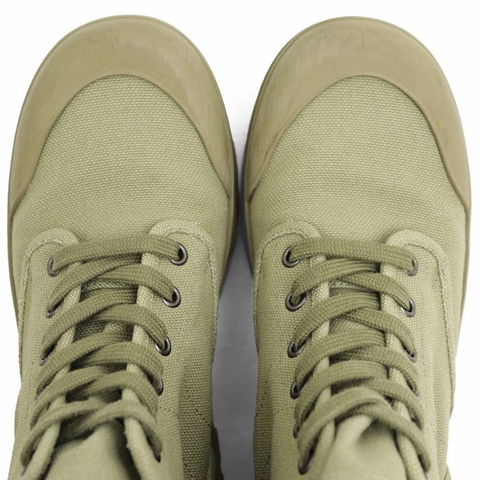 Celine Celine Celine Patapans Canvas Rubber Lace Up Boots Leather Shoes DUTY FREE for USA Size ONE SIZE - 6 Thumbnail