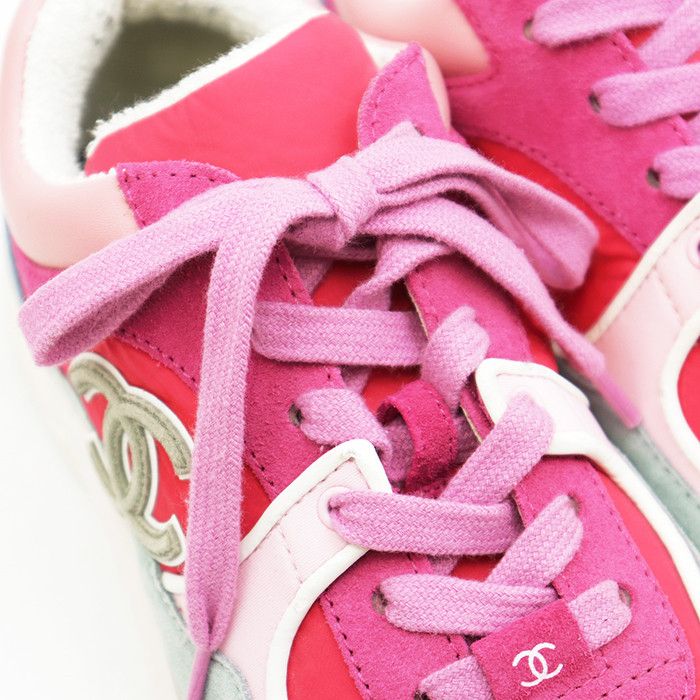 Chanel Chanel Chanel Leather Sneakers Leather Shoes G34360 DUTY FREE for USA Size ONE SIZE - 3 Thumbnail