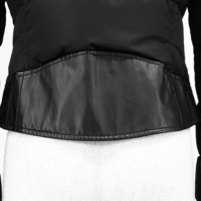 Moncler Moncler Moncler Leather Combination Down Jacket Leather Outerwear DUTY FREE for USA Size ONE SIZE - 16 Thumbnail