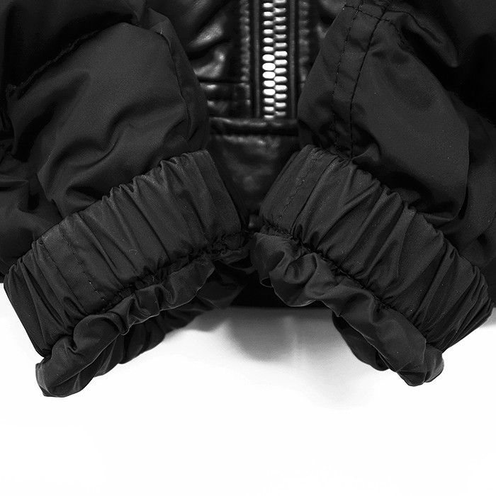 Moncler Moncler Moncler Leather Combination Down Jacket Leather Outerwear DUTY FREE for USA Size ONE SIZE - 5 Thumbnail