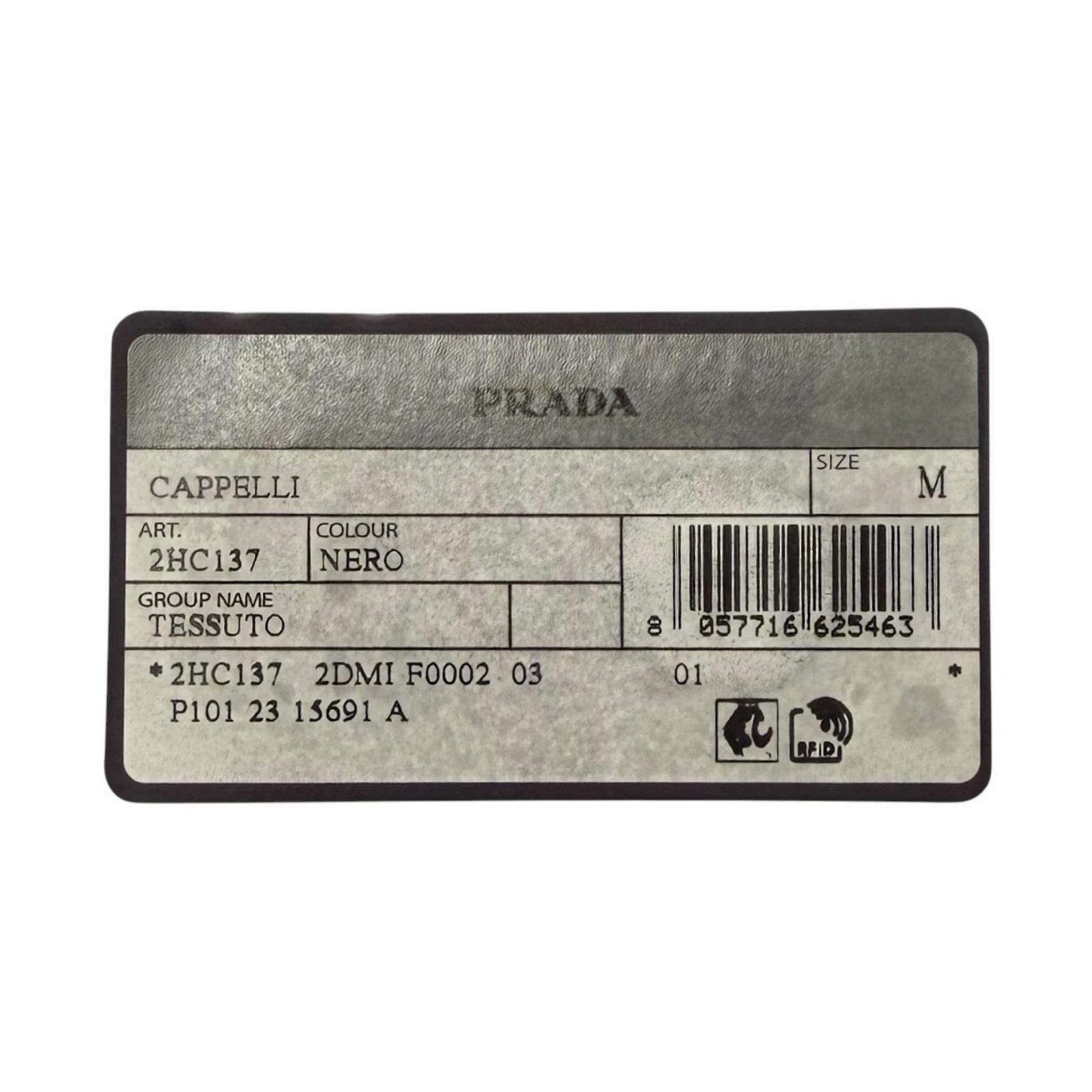 Prada Prada Prada Recycled Polyamide Hat Textile Hats 2HC137 DUTY FREE for USA Size ONE SIZE - 14 Thumbnail