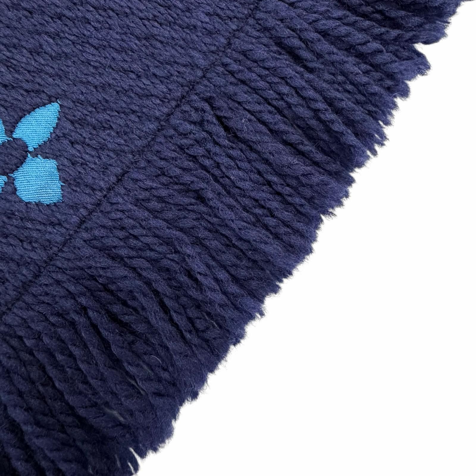 Louis Vuitton Louis Vuitton Louis Vuitton Escale Logo Mania Wool Silk Scarf Textile Scarf M70899 DUTY FREE for USA Size ONE SIZE - 5 Thumbnail