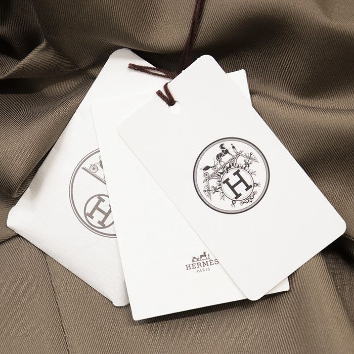 Hermes Hermes Hermes Lambskin Silk Coat Leather Outerwear DUTY FREE for USA Size ONE SIZE - 11 Thumbnail