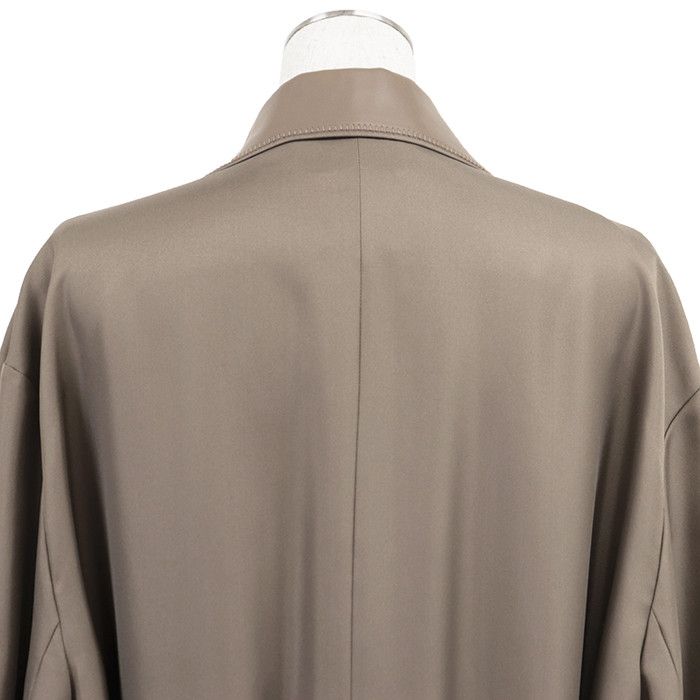 Hermes Hermes Hermes Lambskin Silk Coat Leather Outerwear DUTY FREE for USA Size ONE SIZE - 15 Thumbnail