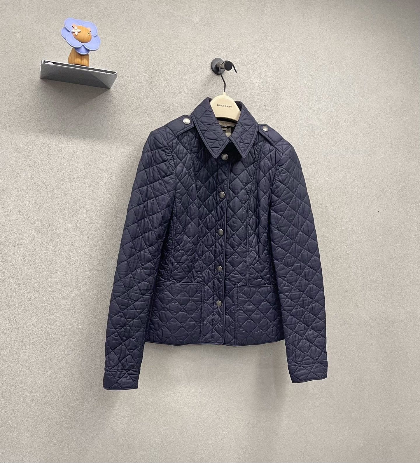 Burberry Burberry Quilted Navy Coat XS Size XS / US 0-2 / IT 36-38 - 3 Thumbnail