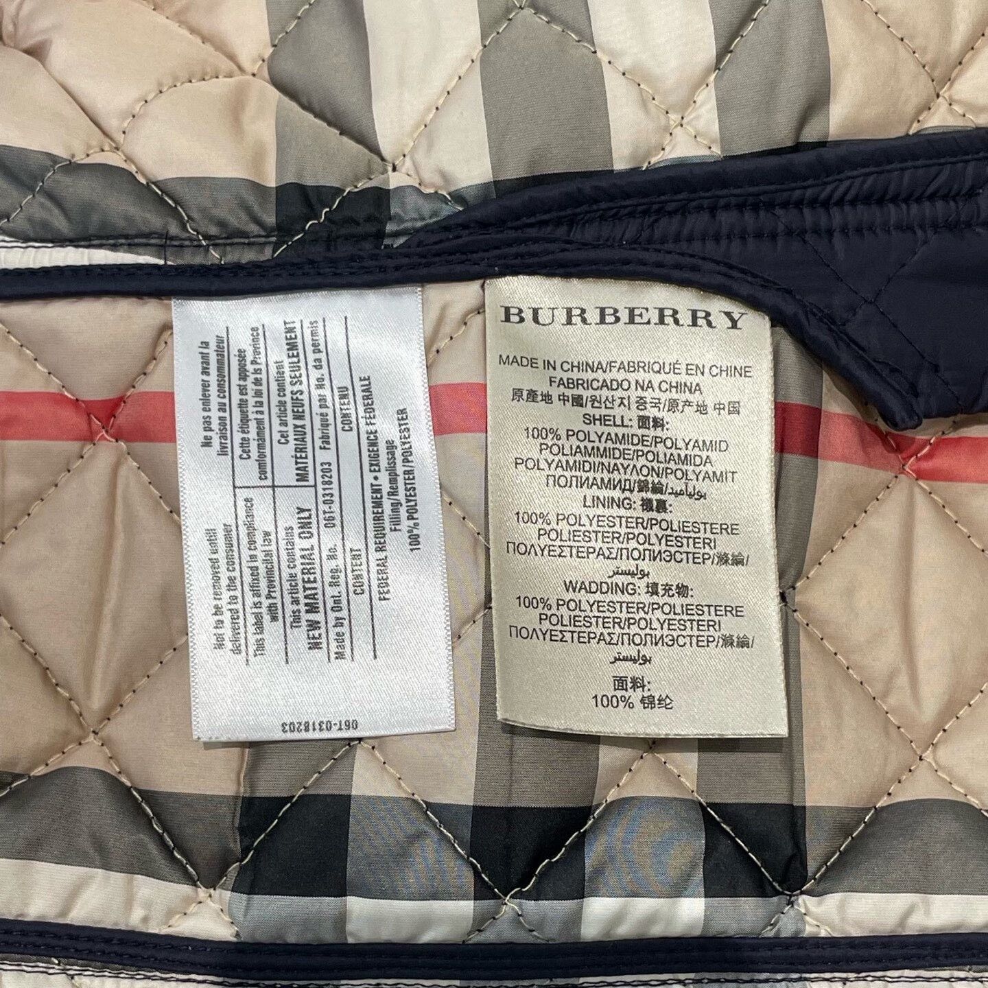 Burberry Burberry Quilted Navy Coat XS Size XS / US 0-2 / IT 36-38 - 6 Thumbnail
