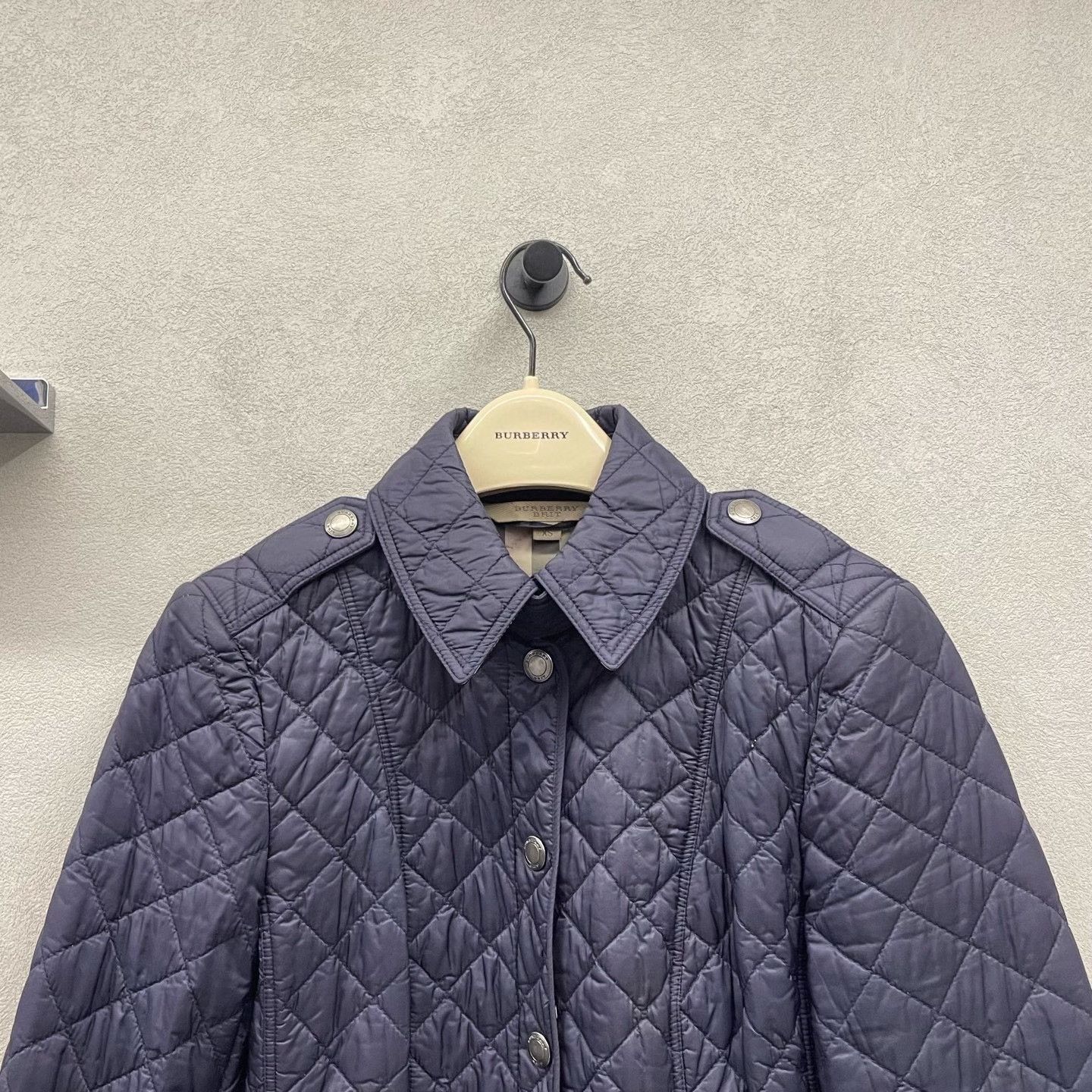 Burberry Burberry Quilted Navy Coat XS Size XS / US 0-2 / IT 36-38 - 4 Thumbnail