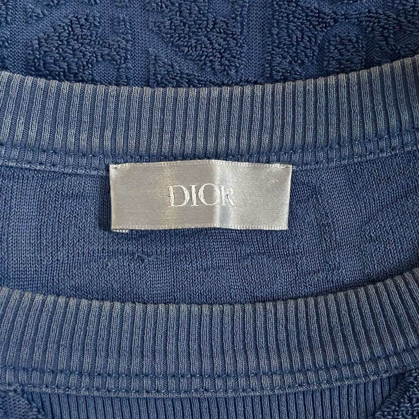 Dior Dior All-Over Print Navy Short-Sleeve Top Size US L / EU 52-54 / 3 - 5 Thumbnail