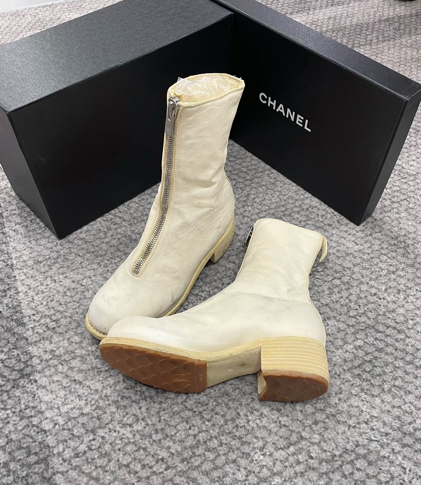 Guidi Guidi Beige Mid-Calf Boots Size US 6 / IT 36 - 3 Thumbnail