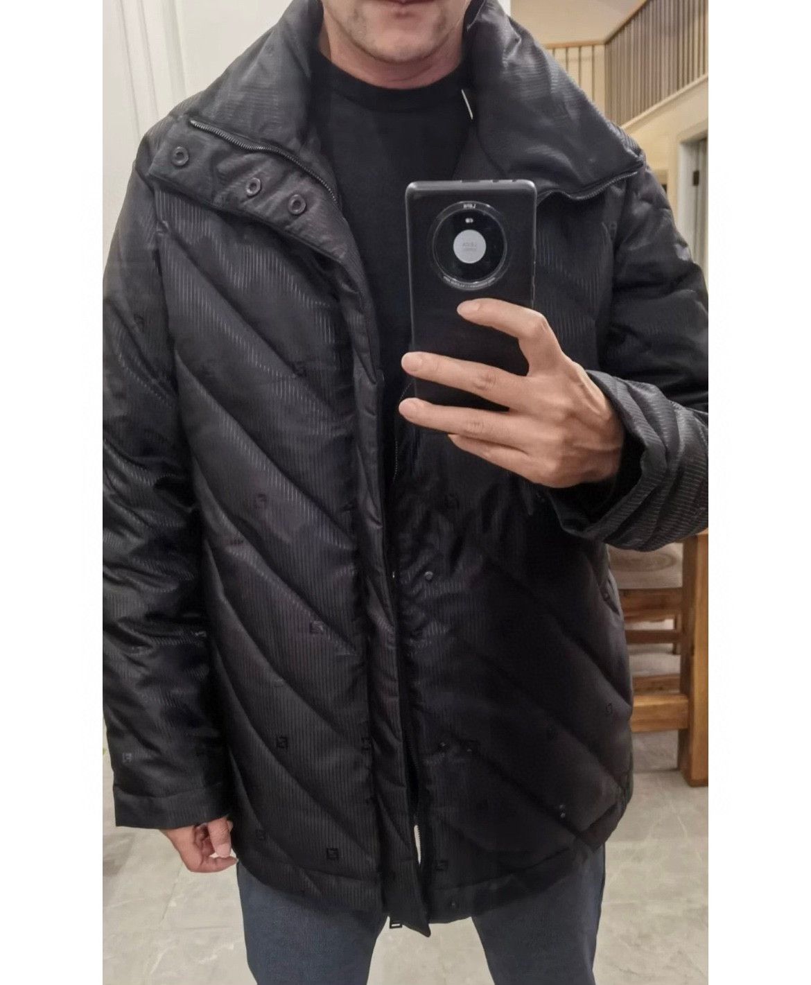 Fendi Fendi Black Down Jacket Size 52 Size US L / EU 52-54 / 3 - 8 Thumbnail