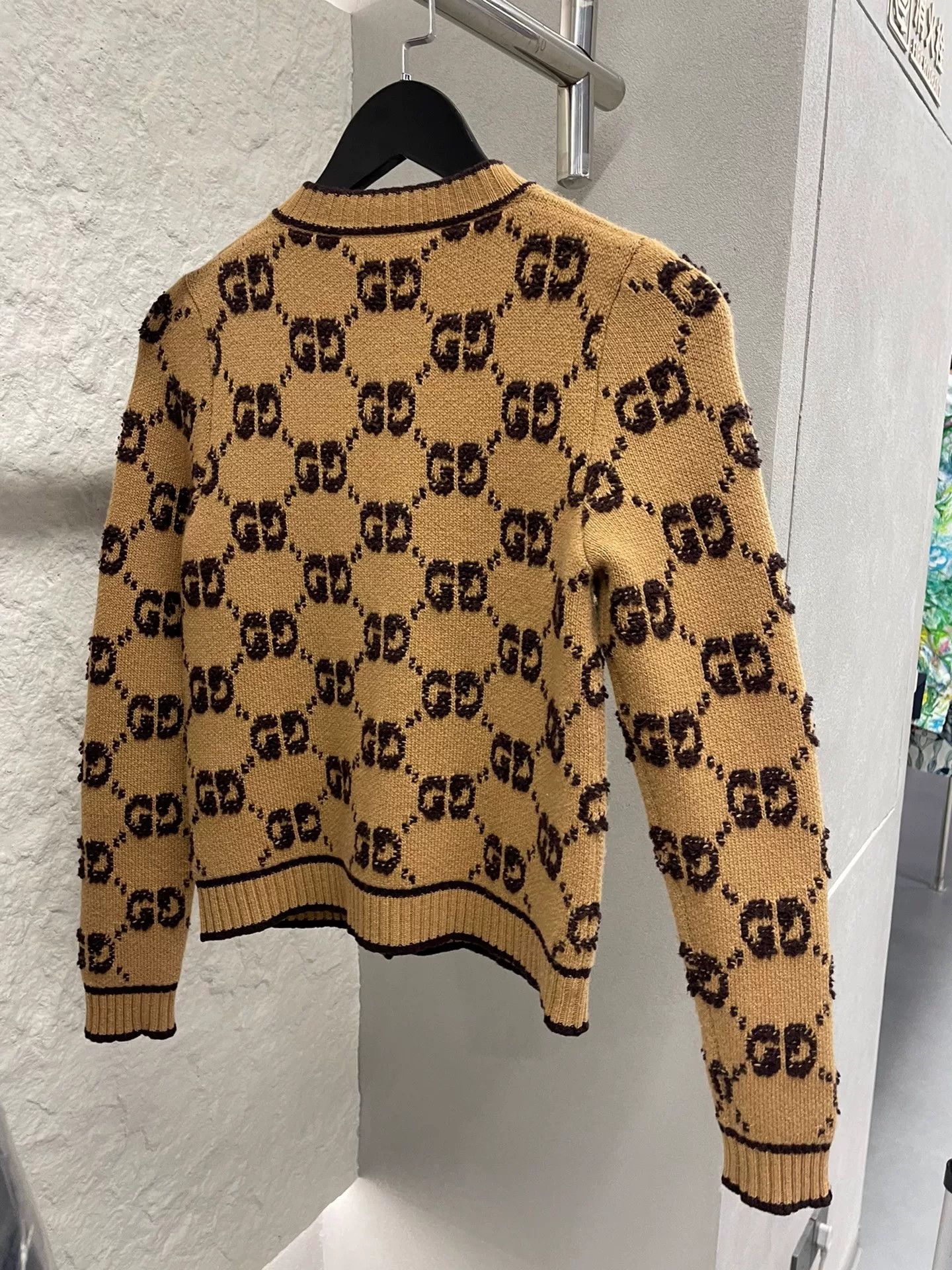 Gucci Gucci GG Camel Knit Cardigan XXS Size XXS / US 00 / IT 34 - 3 Thumbnail