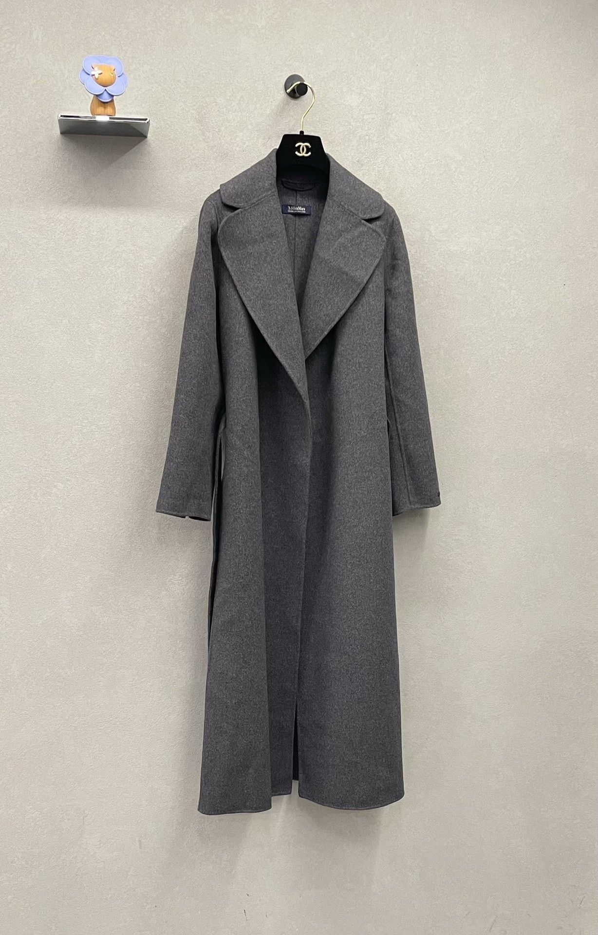 Max Mara MaxMara Gray Robe Coat Size 38 Size S / US 4 / IT 40 - 3 Thumbnail