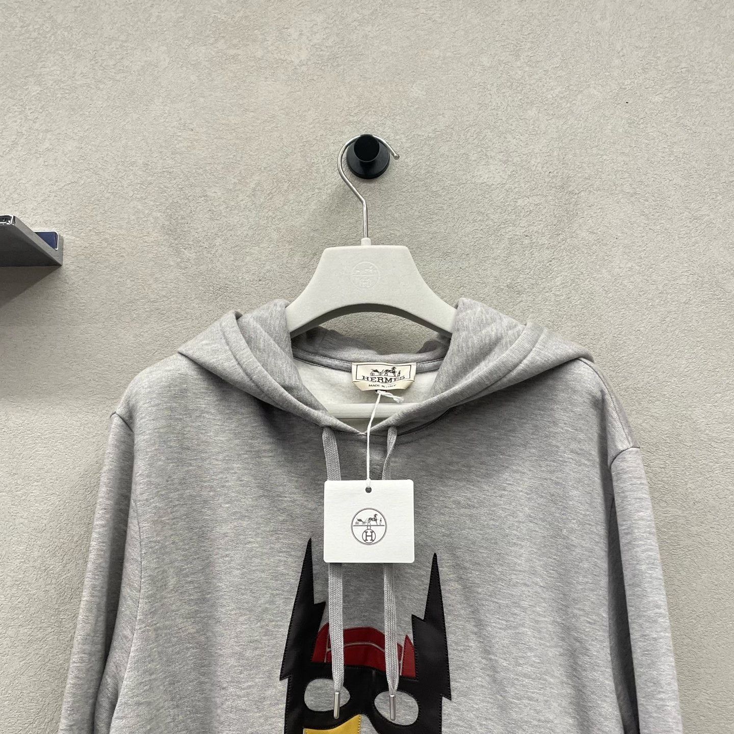 Hermes Hermes Horse Head Print Light Gray Hoodie Size US M / EU 48-50 / 2 - 4 Thumbnail