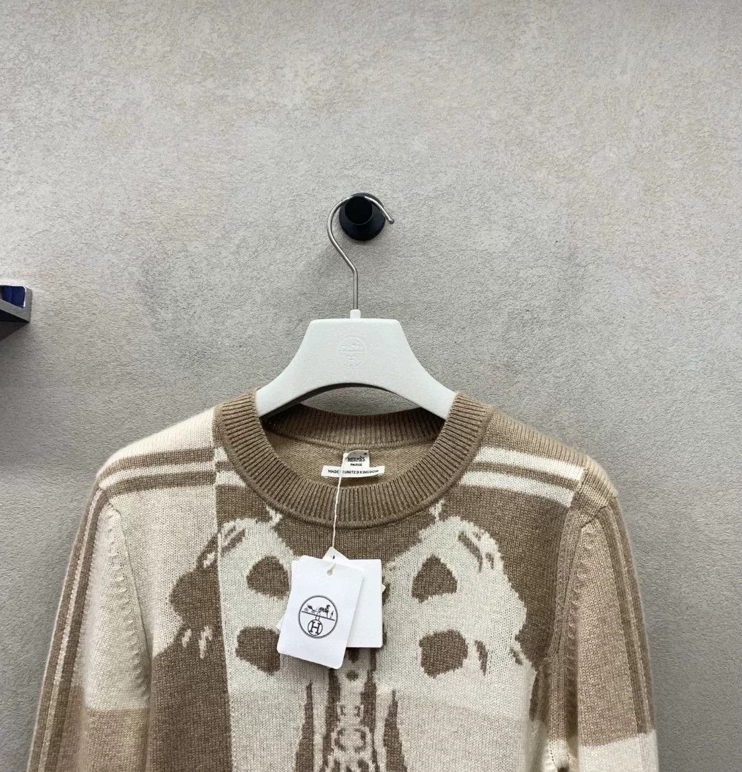 Hermes Hermes Linen Cashmere Sweater Size S / US 4 / IT 40 - 4 Thumbnail