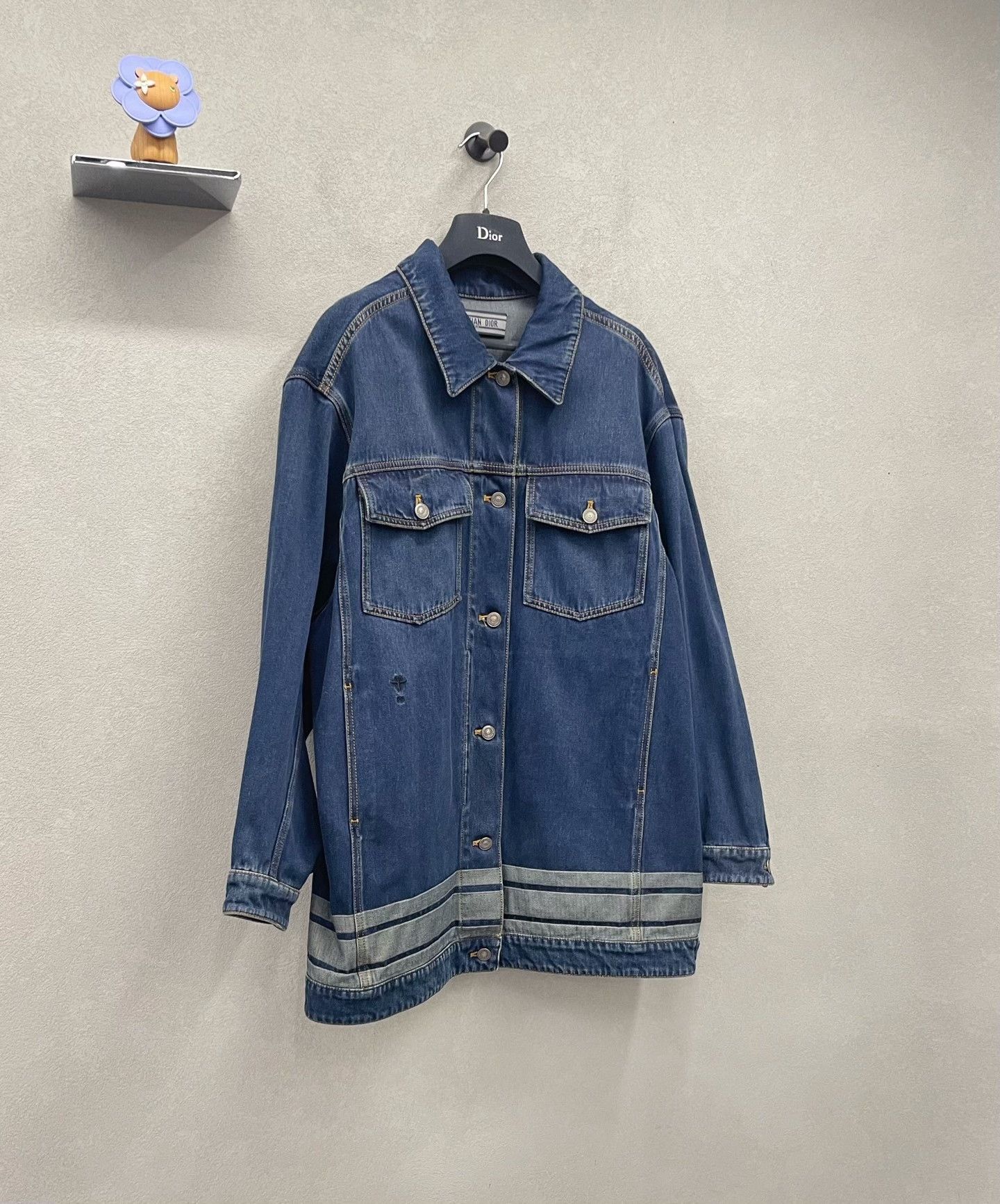 Dior Dior Embroidered Logo Denim Jacket Size US L / EU 52-54 / 3 - 3 Thumbnail