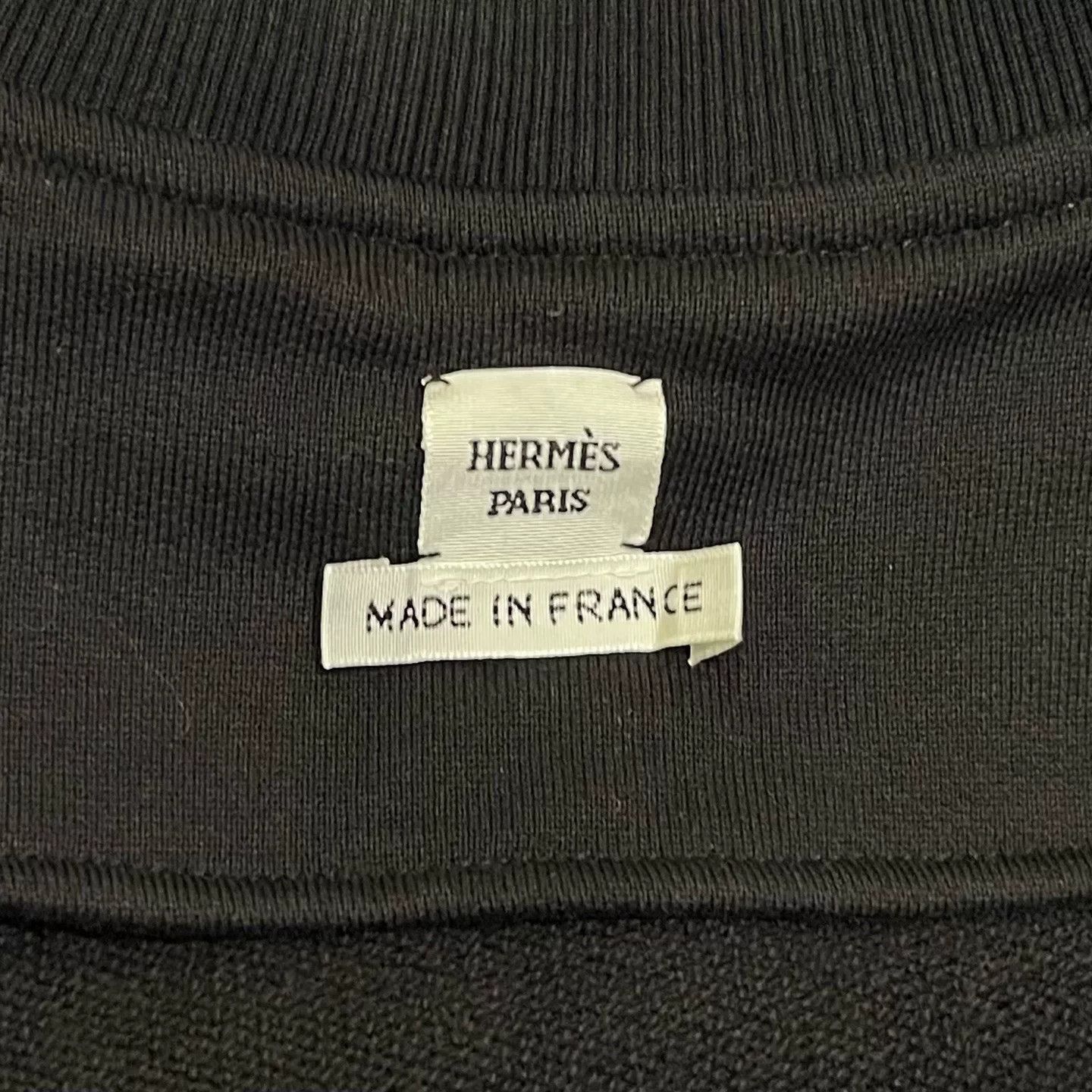 Hermes Hermes Black Crewneck Sweatshirt Size XS / US 0-2 / IT 36-38 - 5 Thumbnail