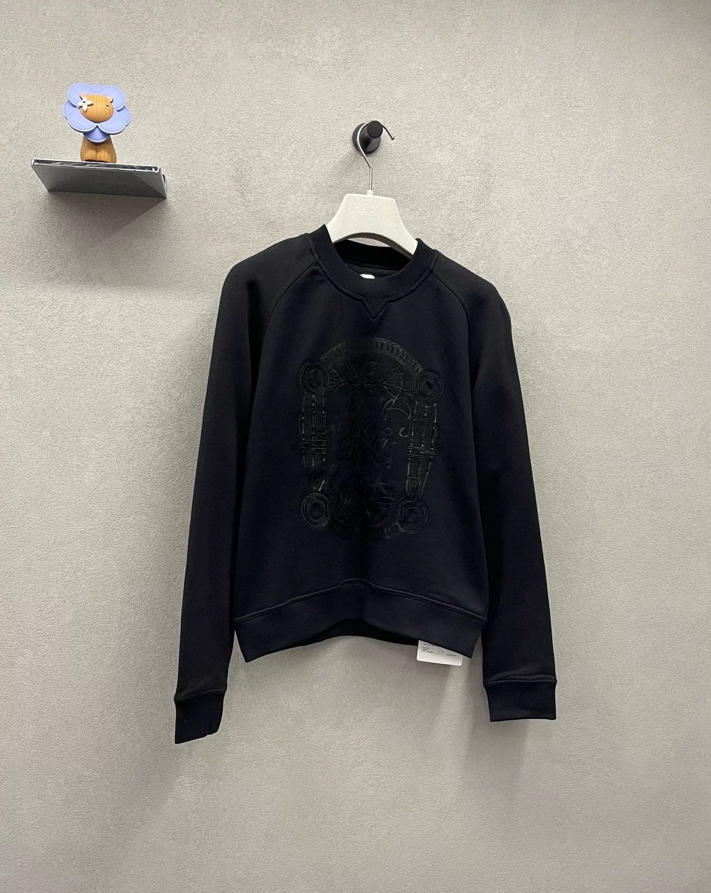 Hermes Hermes Black Crewneck Sweatshirt Size XS / US 0-2 / IT 36-38 - 3 Thumbnail