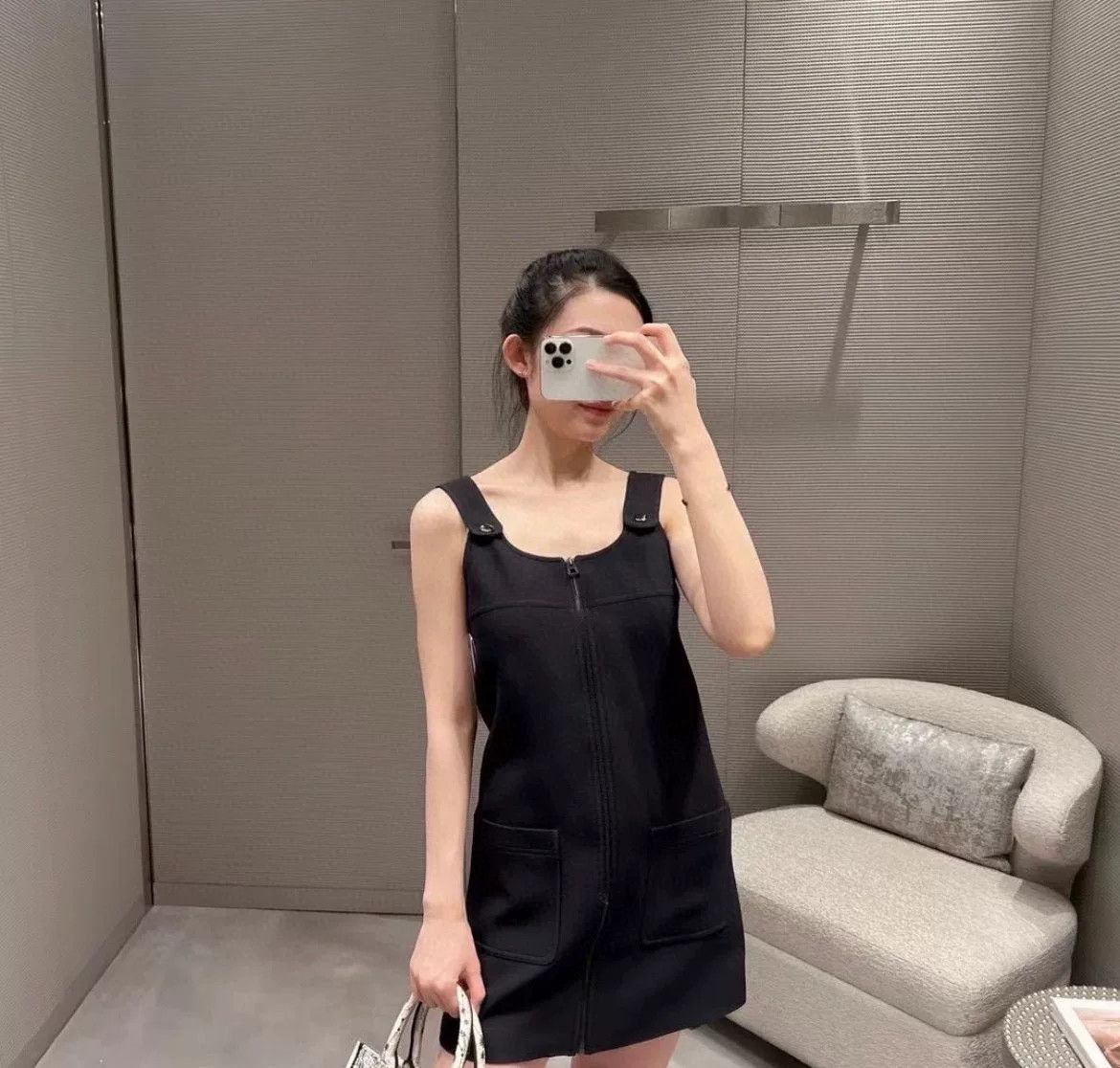 Dior DIOR Black Sleeveless Dress Size XS / US 0-2 / IT 36-38 - 8 Thumbnail