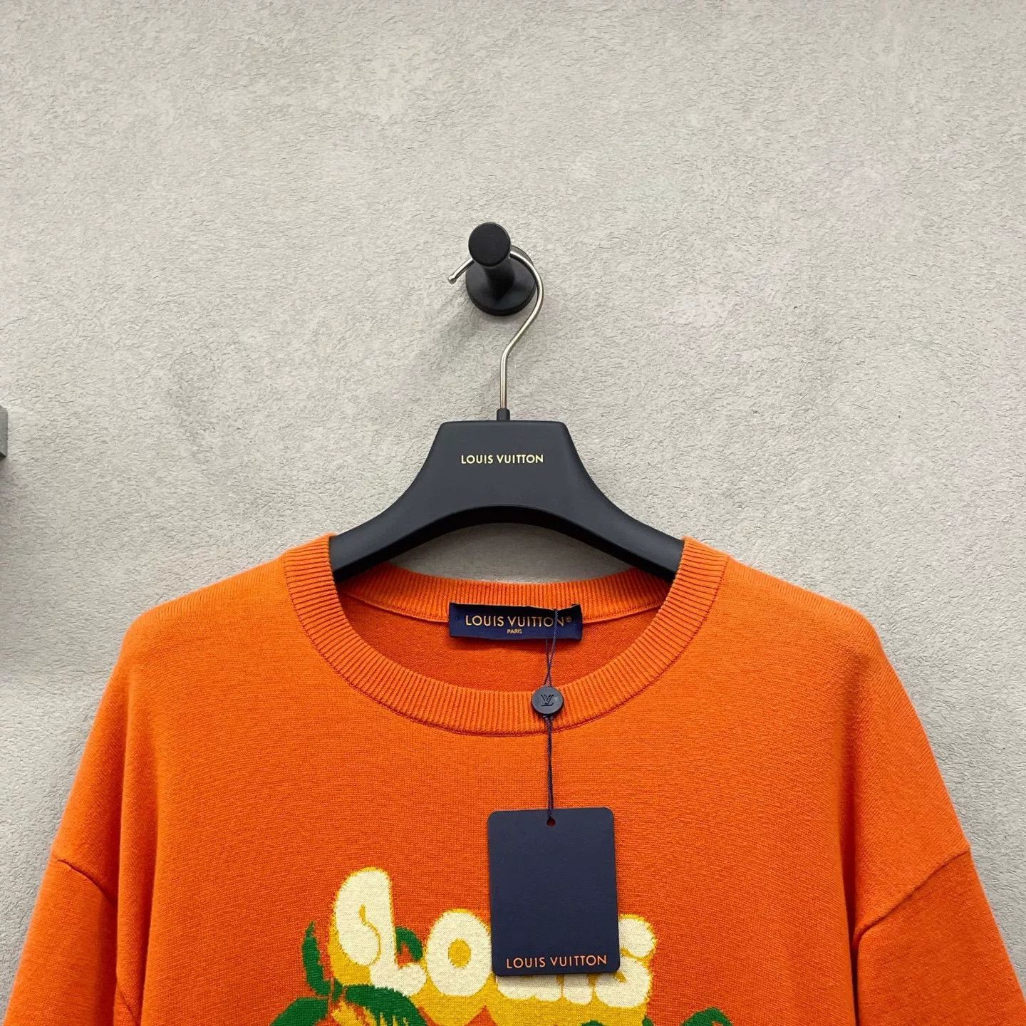 Louis Vuitton LV Orange Palm Tree Knit T-Shirt Size US M / EU 48-50 / 2 - 4 Thumbnail