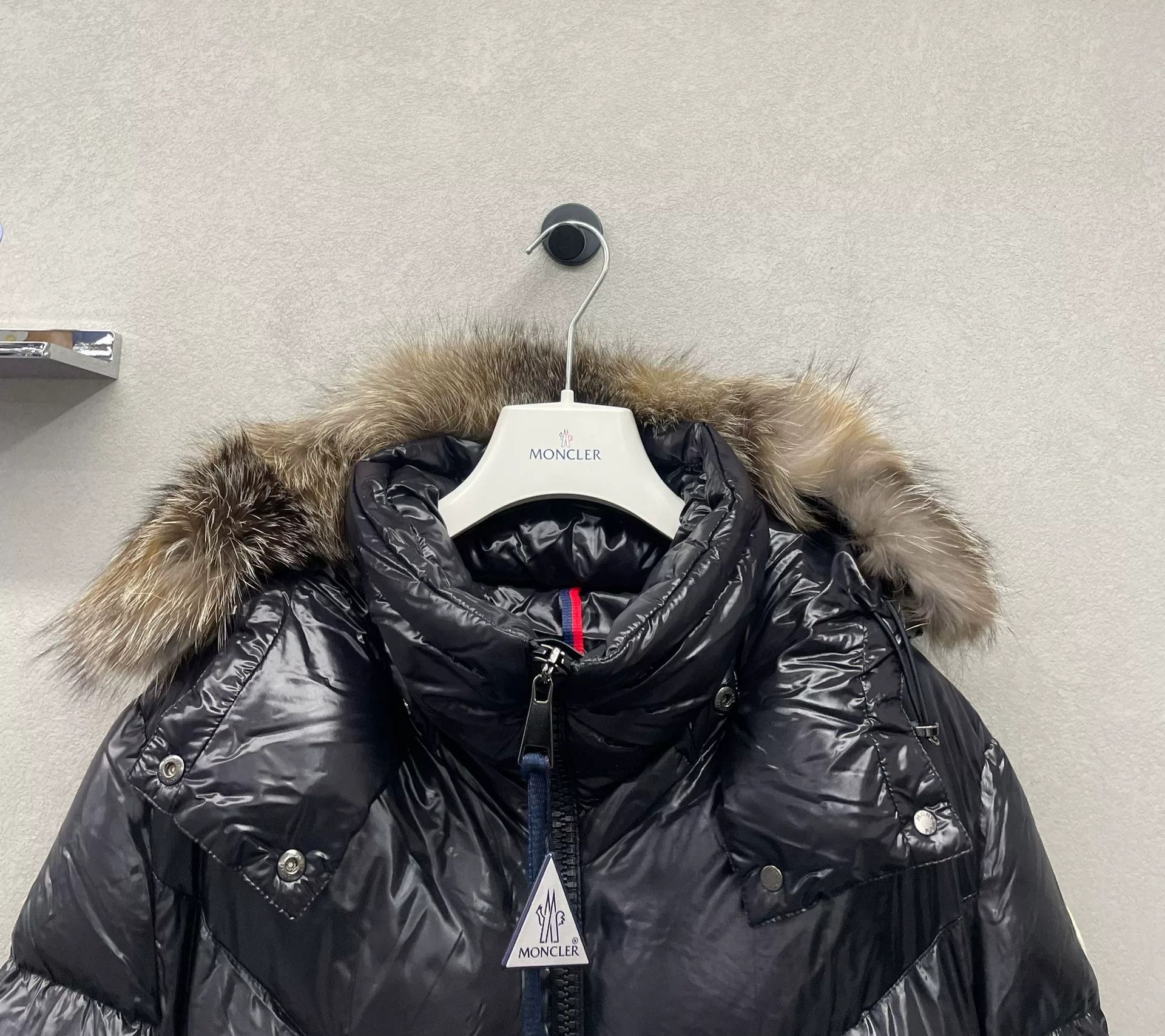 Moncler Moncler Ribaudfur Black Down Jacket Size XXL / US 16-18 / IT 52-54 - 4 Thumbnail