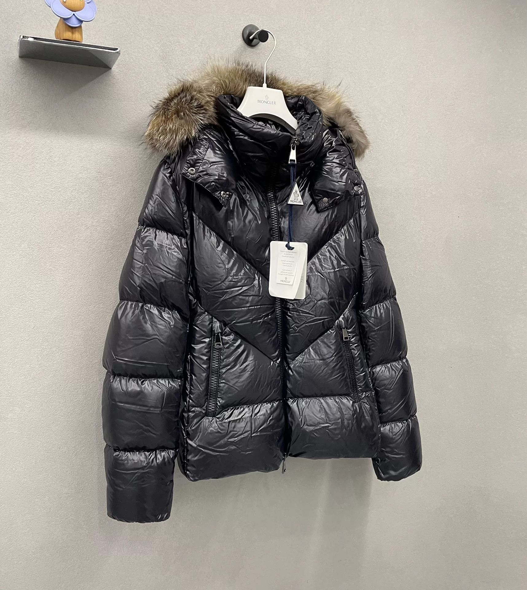 Moncler Moncler Ribaudfur Black Down Jacket Size XXL / US 16-18 / IT 52-54 - 3 Thumbnail