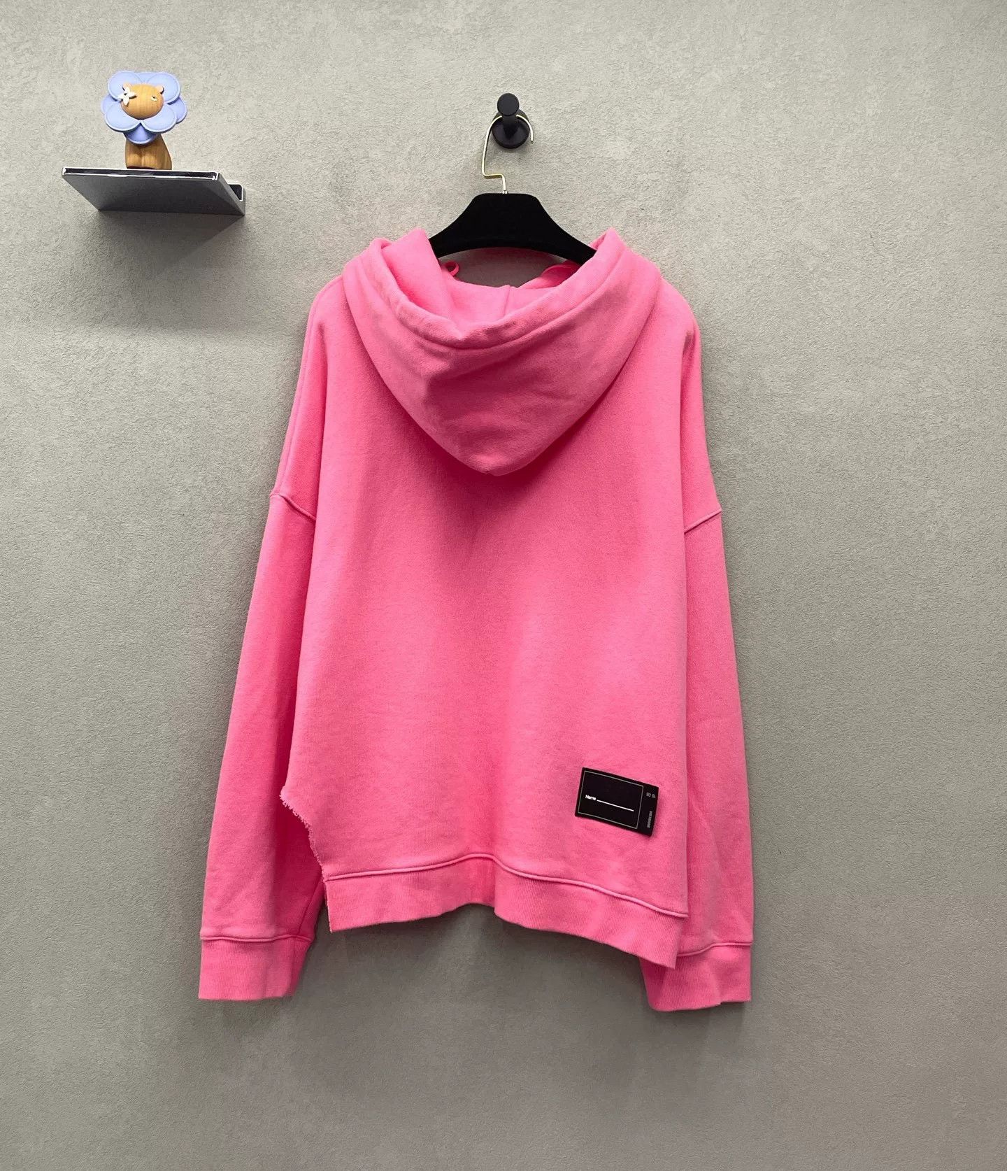 WE11DONE Welldone Pink Hoodie Size S / US 4 / IT 40 - 2 Thumbnail