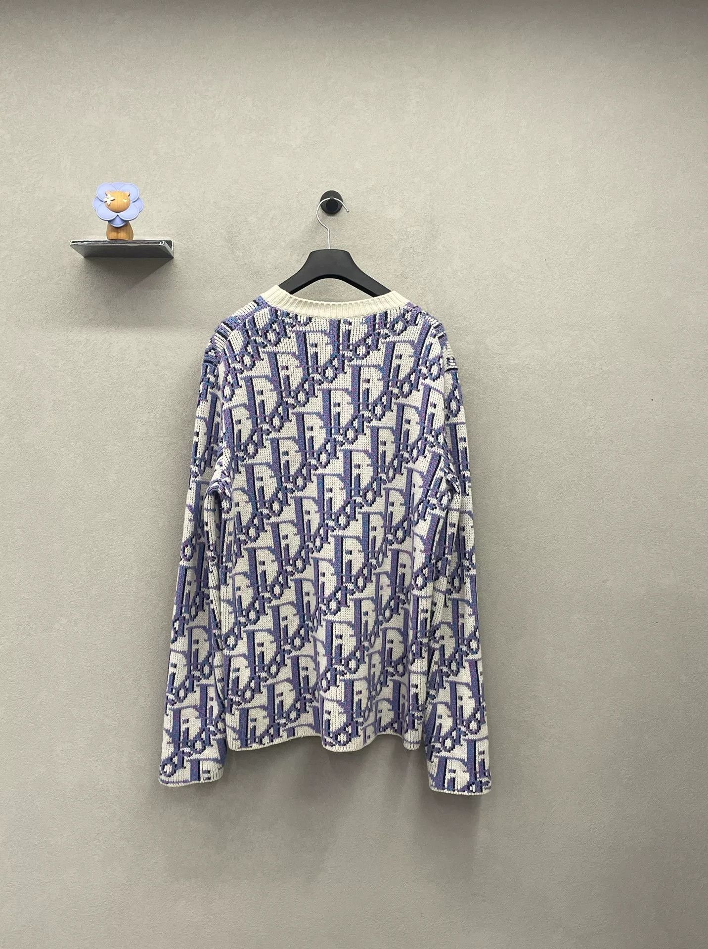 Dior Dior Blue Purple Logo Sweater Size XS / US 0-2 / IT 36-38 - 2 Thumbnail