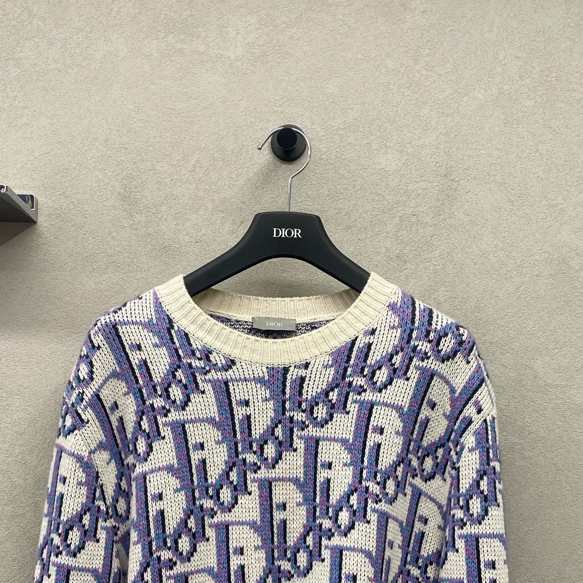 Dior Dior Blue Purple Logo Sweater Size XS / US 0-2 / IT 36-38 - 4 Thumbnail