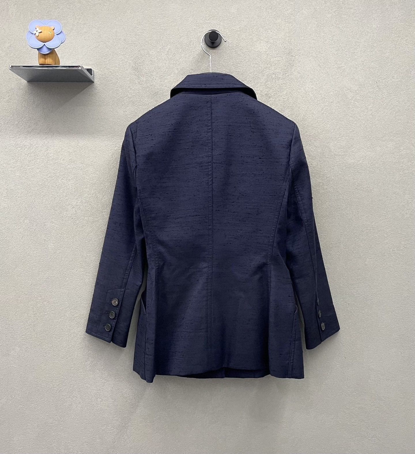 Dior Dior Navy Lapel Waistcoat Coat Size XXS / US 00 / IT 34 - 2 Thumbnail