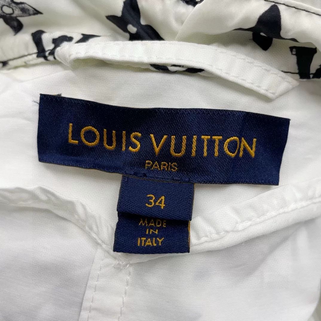 Louis Vuitton LV White Hooded Parka Jacket Size XXS / US 00 / IT 34 - 5 Thumbnail