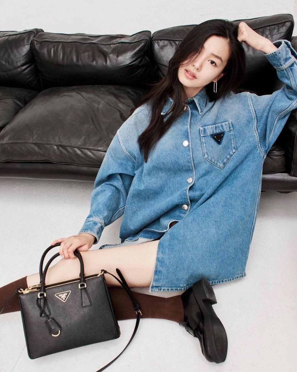 Prada Prada Denim Blue Jacket Size 38 Size S / US 4 / IT 40 - 7 Thumbnail
