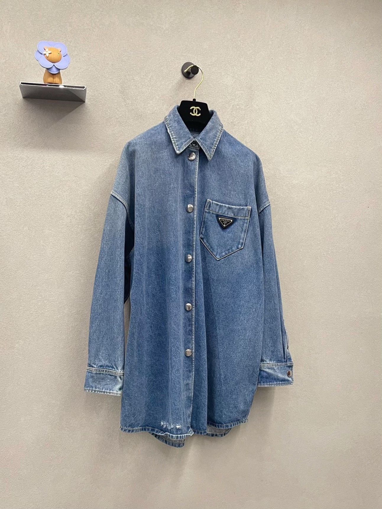 Prada Prada Denim Blue Jacket Size 38 Size S / US 4 / IT 40 - 5 Thumbnail