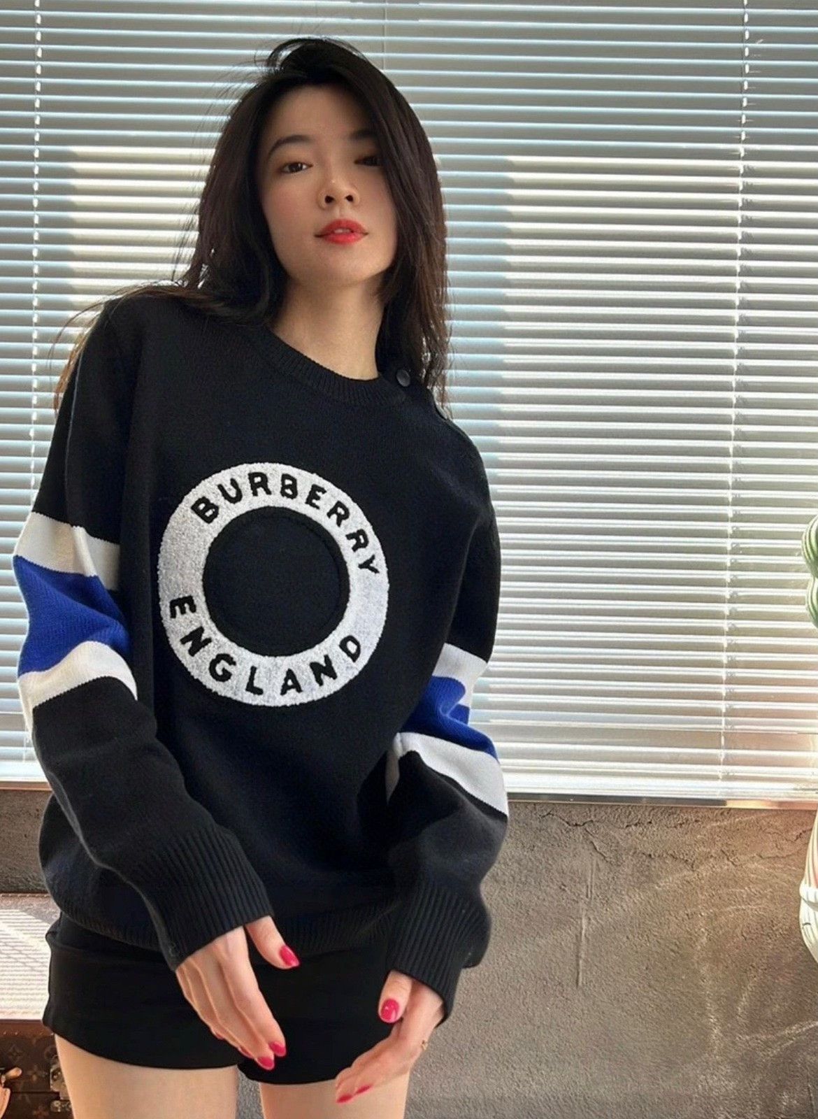 Burberry Burberry Black Sweater Size L Size US L / EU 52-54 / 3 - 7 Thumbnail