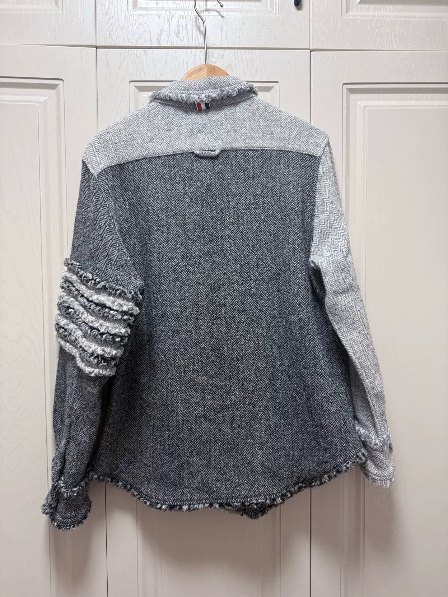 Thom Browne Thom Browne 22SS Wool Paneled Coat Size US M / EU 48-50 / 2 - 2 Thumbnail