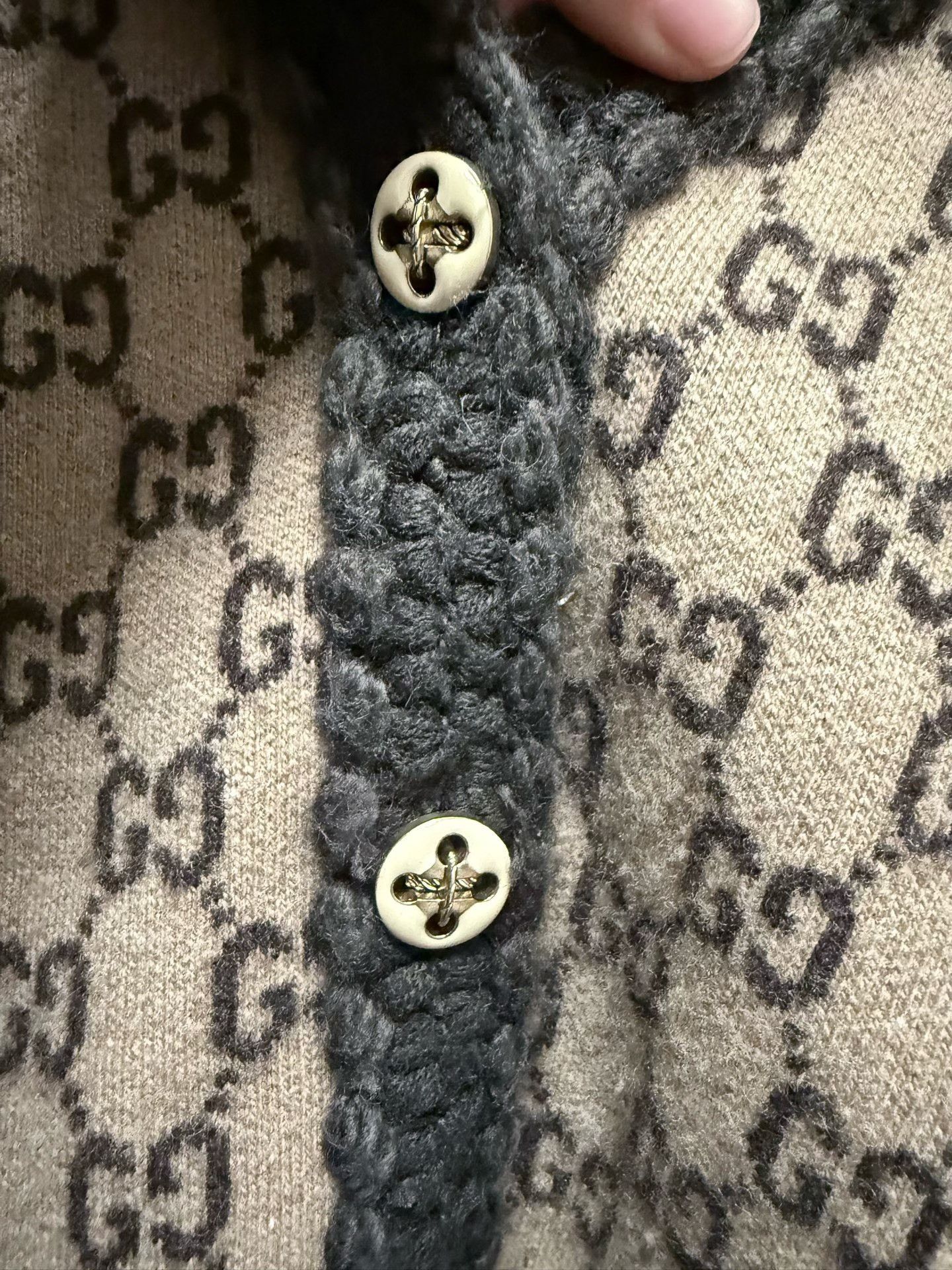 Gucci Gucci All-Over Print Knit Cardigan S Size S / US 4 / IT 40 - 3 Thumbnail