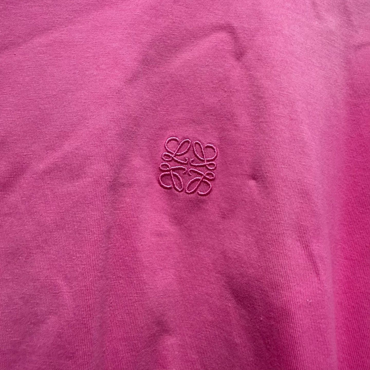 Loewe Loewe Gradient Pink Embroidered Logo Tee Size M / US 6-8 / IT 42-44 - 5 Thumbnail