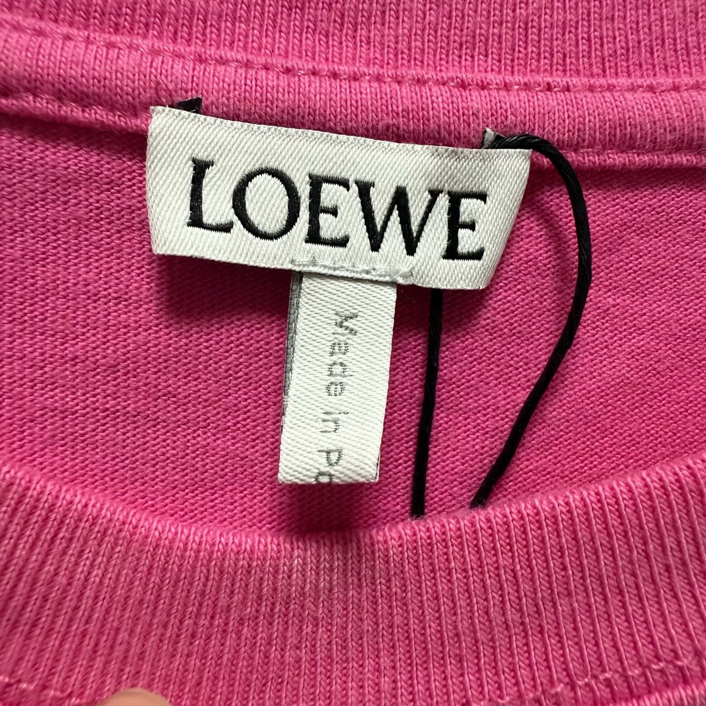 Loewe Loewe Gradient Pink Embroidered Logo Tee Size M / US 6-8 / IT 42-44 - 3 Thumbnail