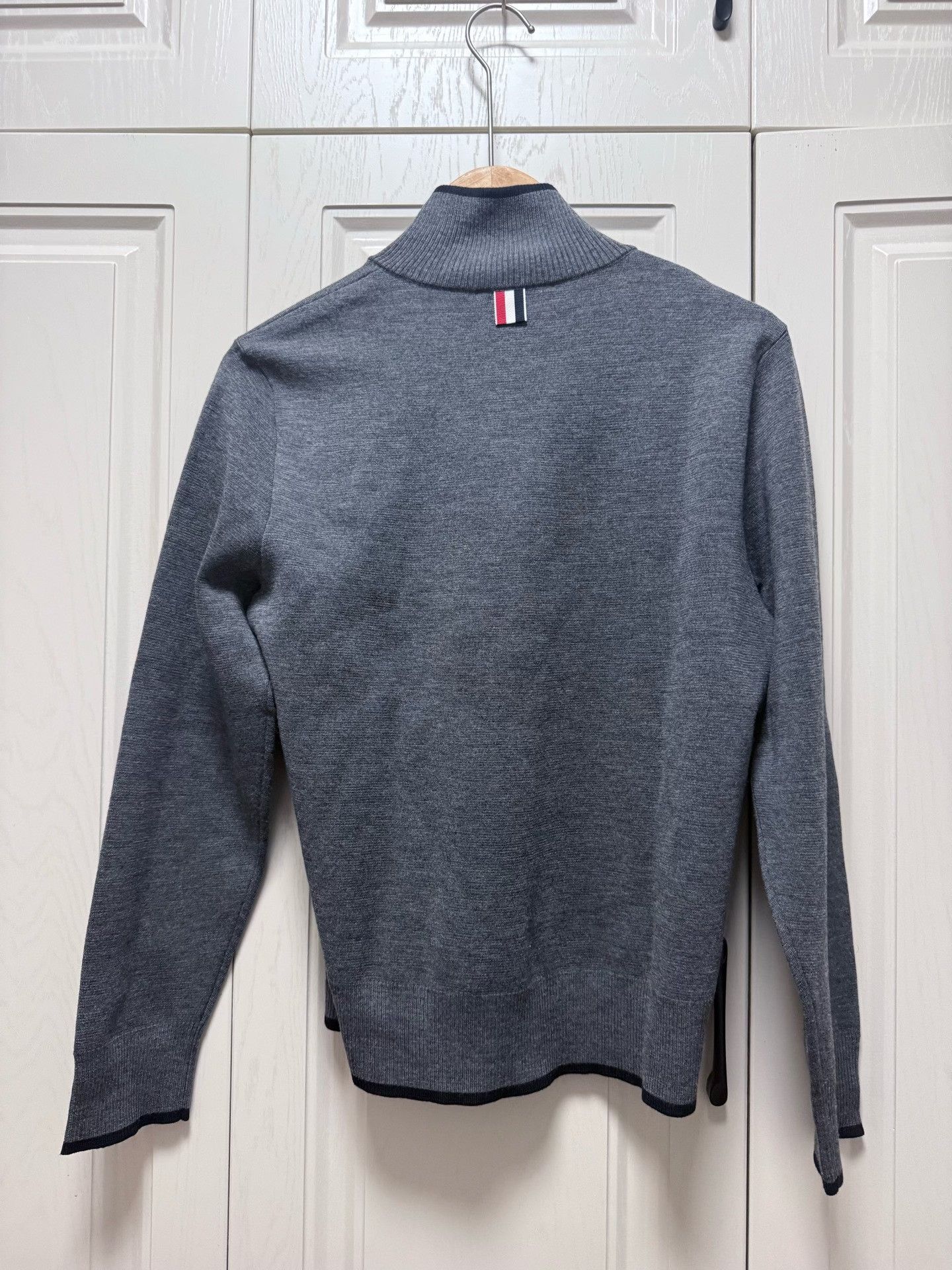 Thom Browne Thom Browne Men's Knitted Zip Pullover Size US XS / EU 42 / 0 - 2 Thumbnail