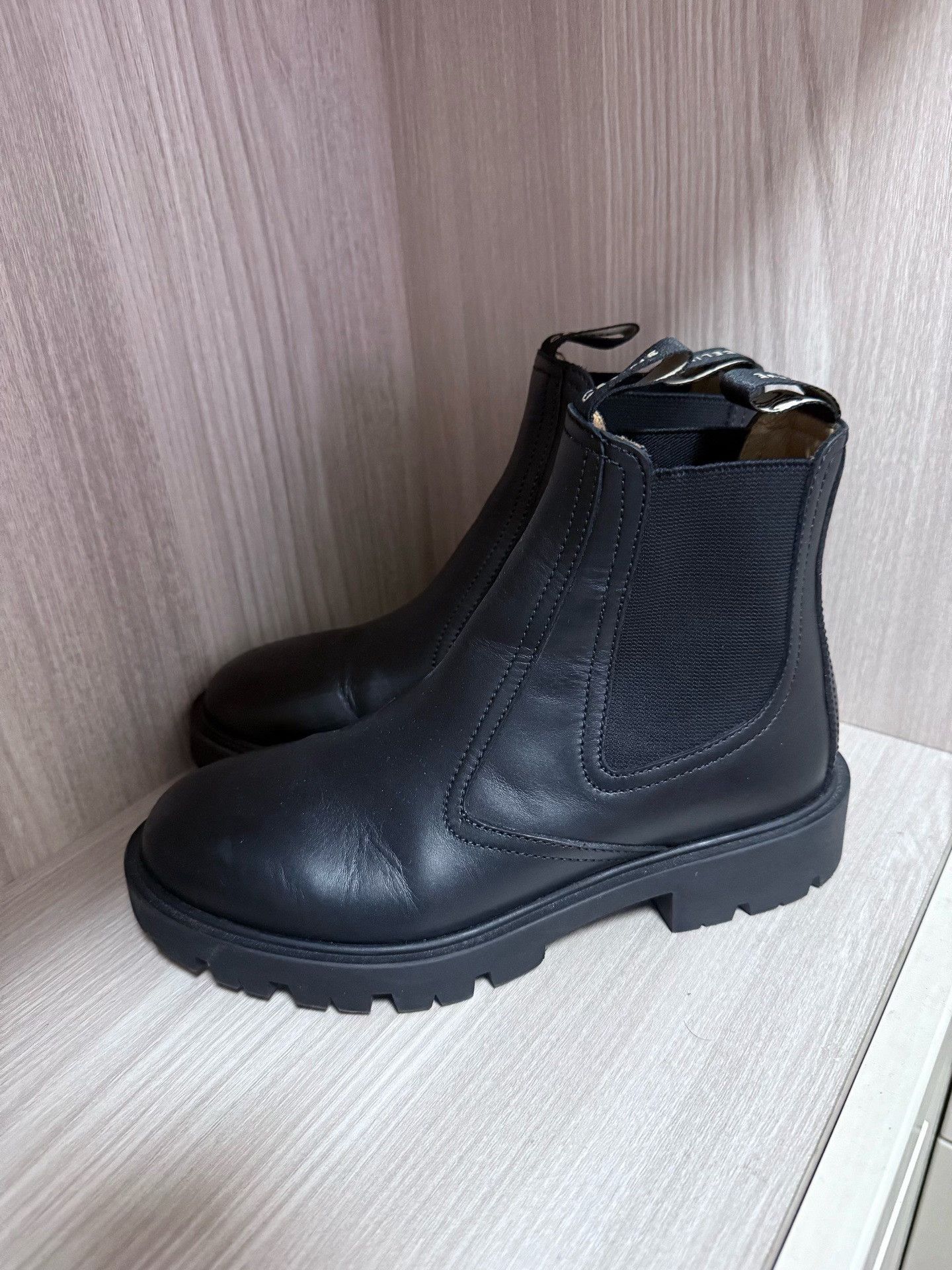 Celine Celine Leather Boots Size 37 Size US 6 / IT 36 - 4 Thumbnail