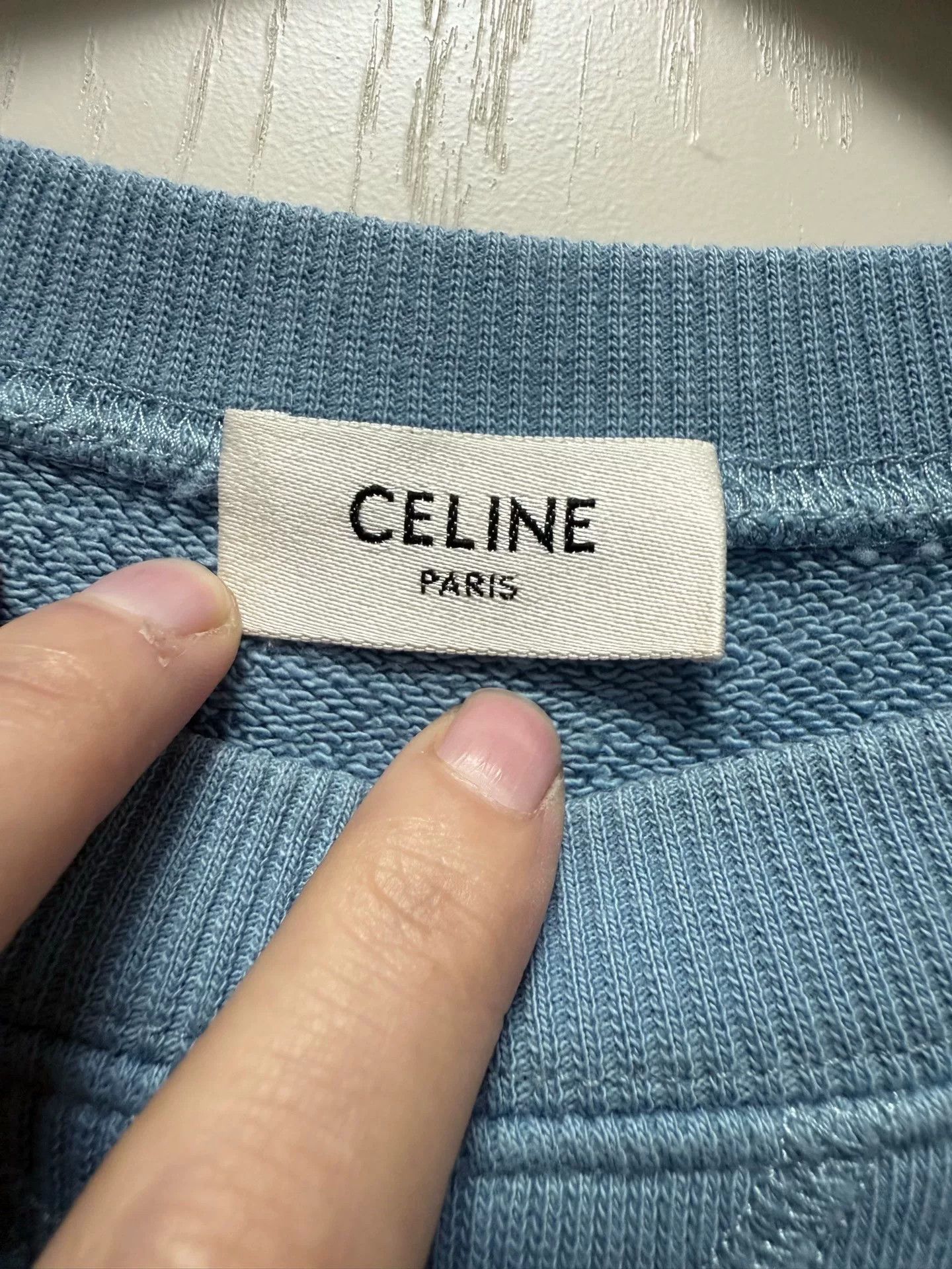 Celine Celine Triomphe Logo Pullover Sweatshirt Size S / US 4 / IT 40 - 4 Thumbnail