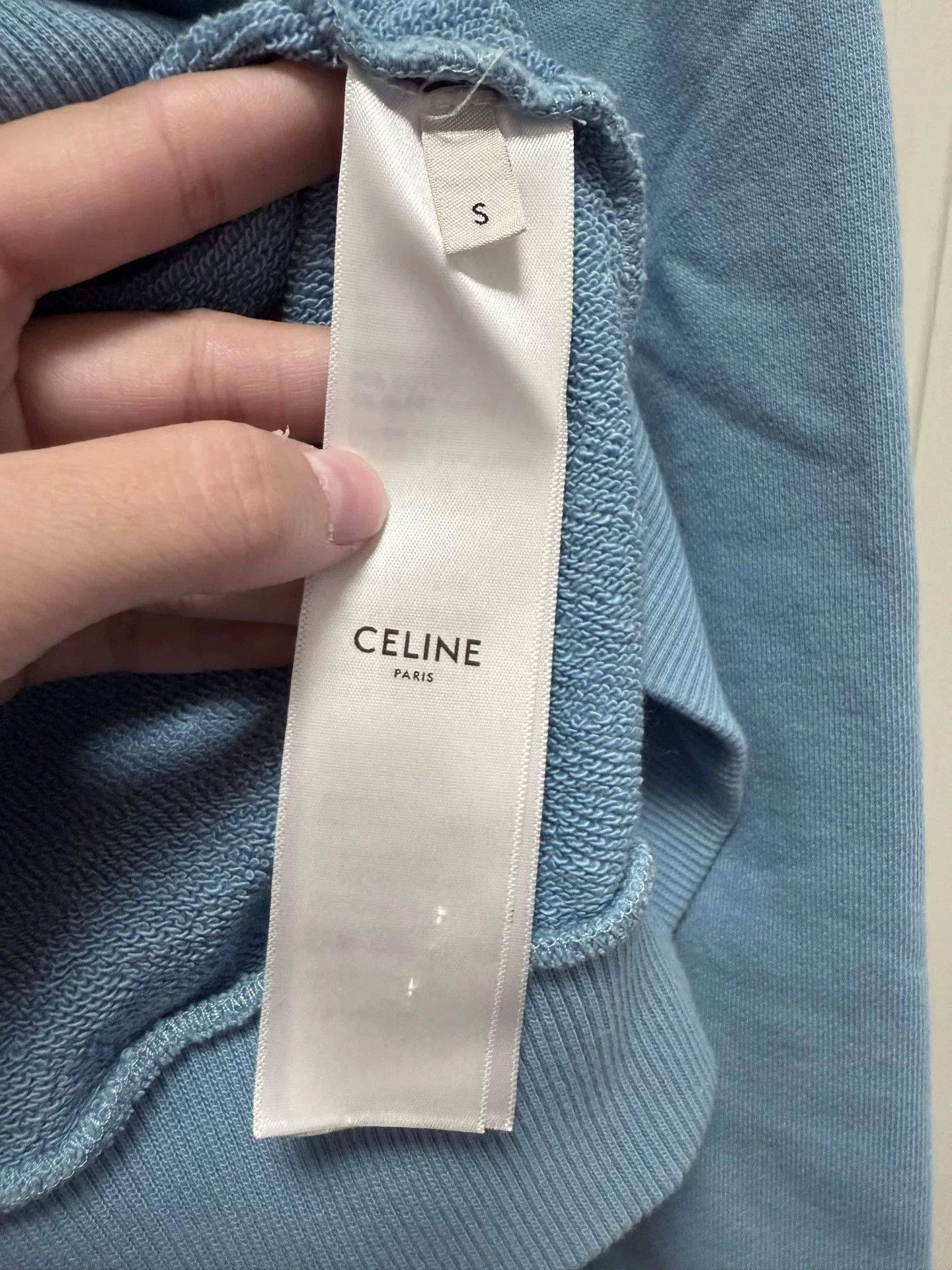 Celine Celine Triomphe Logo Pullover Sweatshirt Size S / US 4 / IT 40 - 5 Thumbnail