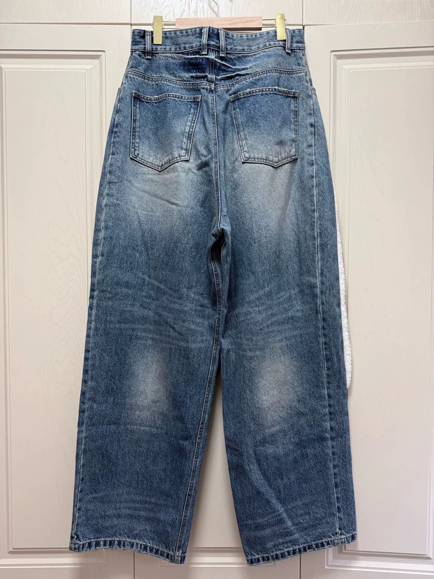 WE11DONE We11done 23FW Shearling-Trimmed Washed Jeans Size US 28 / EU 44 - 2 Thumbnail