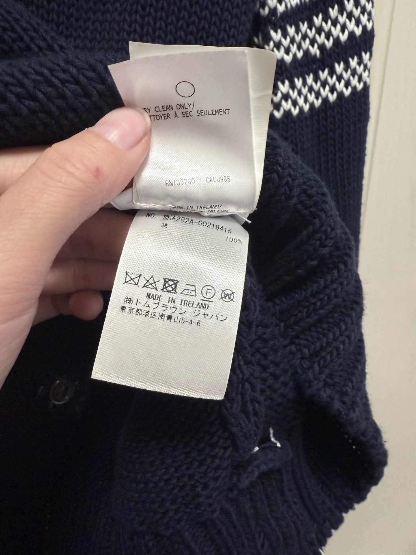 Thom Browne Thom Browne Navy Dolphin Four-Bar Sweater Size US M / EU 48-50 / 2 - 5 Thumbnail